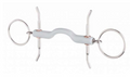 Bocado Fulmer, Tongue Port, 130mm, Soft