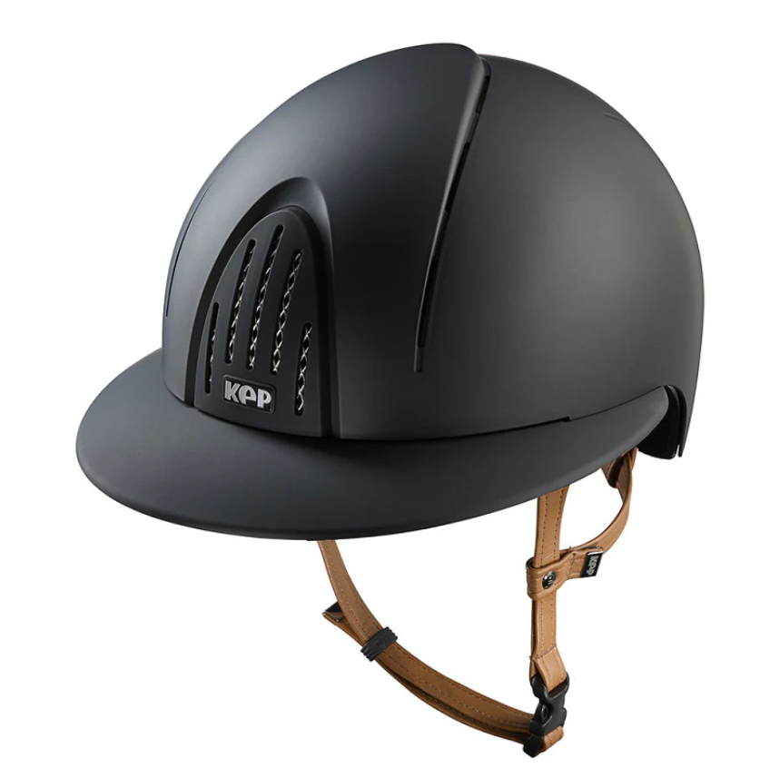 KEP SMART NOVA TEXTILE BLACK - BEIGE CHINSTRAP - POLO PEAK SIZE M