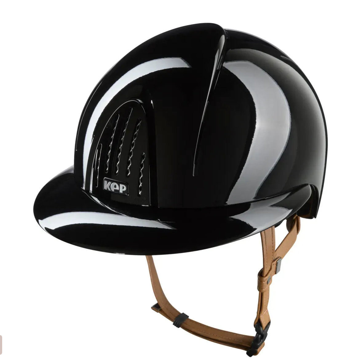KEP SMART NOVA METAL POLISH BLACK - BEIGE CHINSTRAP - POLO PEAK - SIZE M
