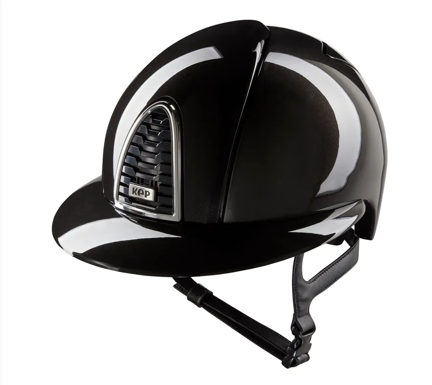 CAP CROMO 2.0 SHINE BLACK - CHROME FRAME - RAW BLACK GRID, SUBGRID AND BUTTON - SHINE BLACK POLO PEAK - SIZE M