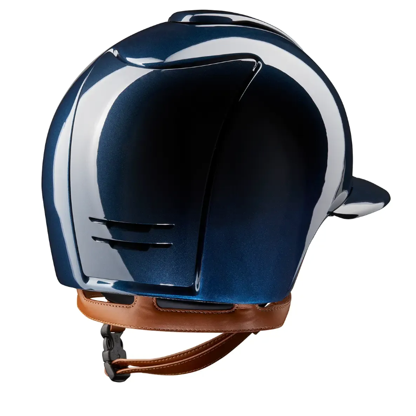 CAP CROMO 2.0 SHINE BLUE - CHROME FRAME - RAW BLU GRID, SUBGRID AND BUTTON - SHINE BLUE POLO PEAK - BEIGE CHINSTRAP - SIZE M