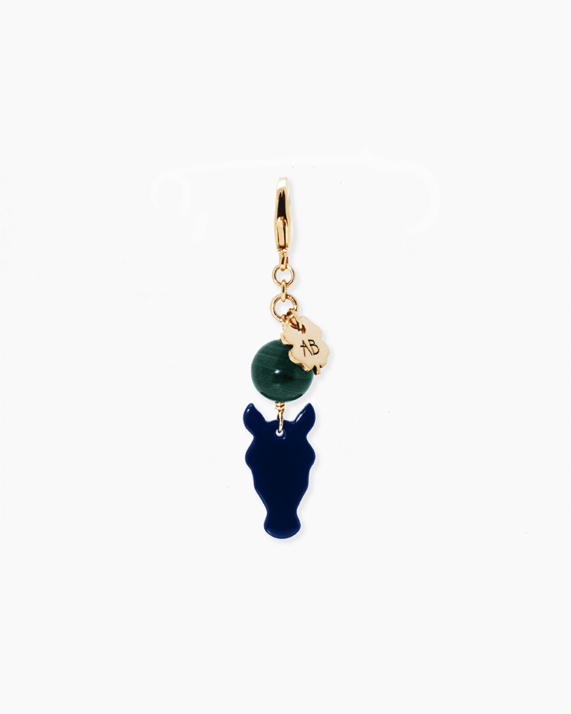 Charm cheval malachite Aurélie Bidermann x Dada Sport