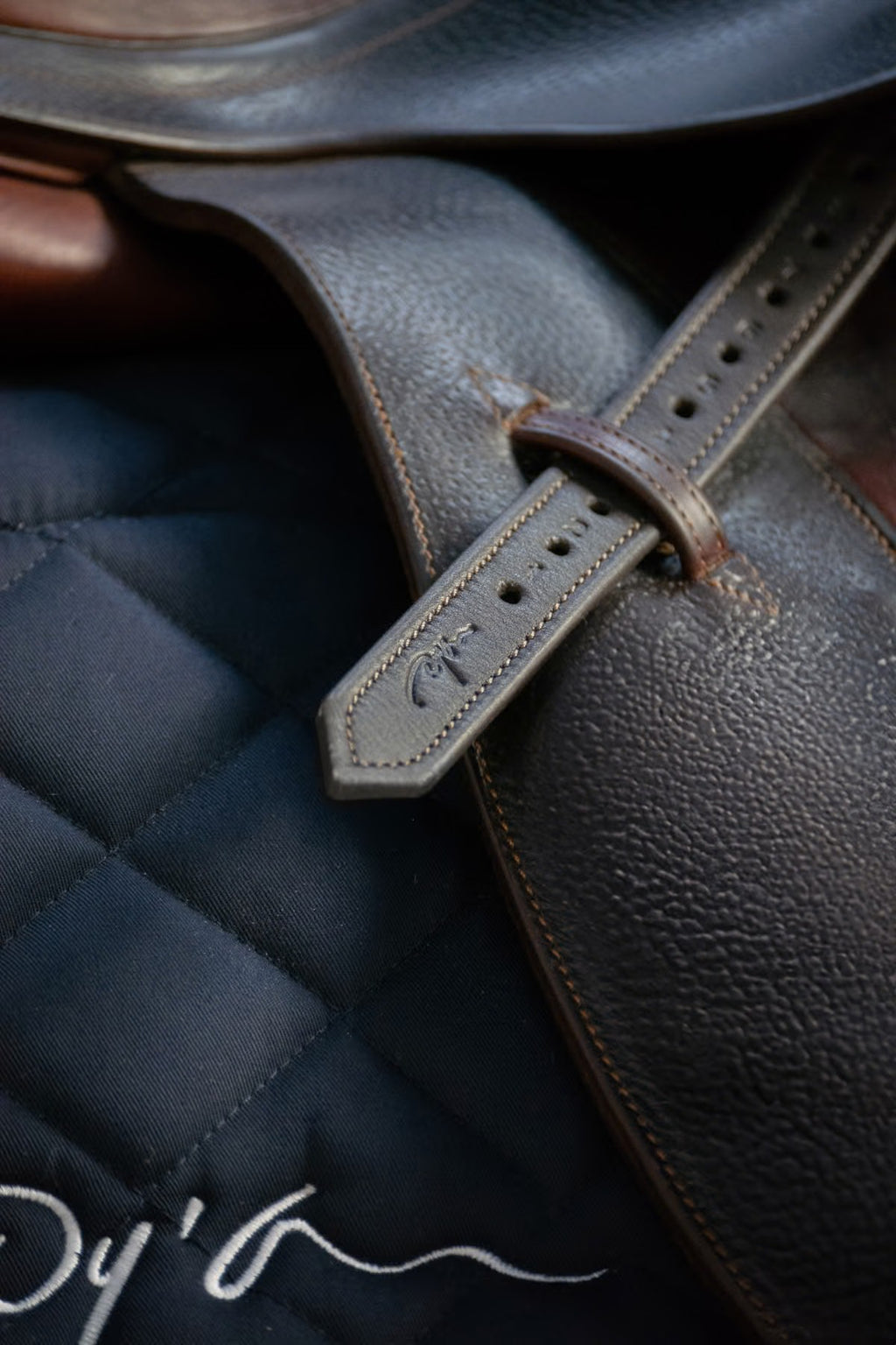Aciones Premium Soft Leather Stirrup Strap 135 Brown