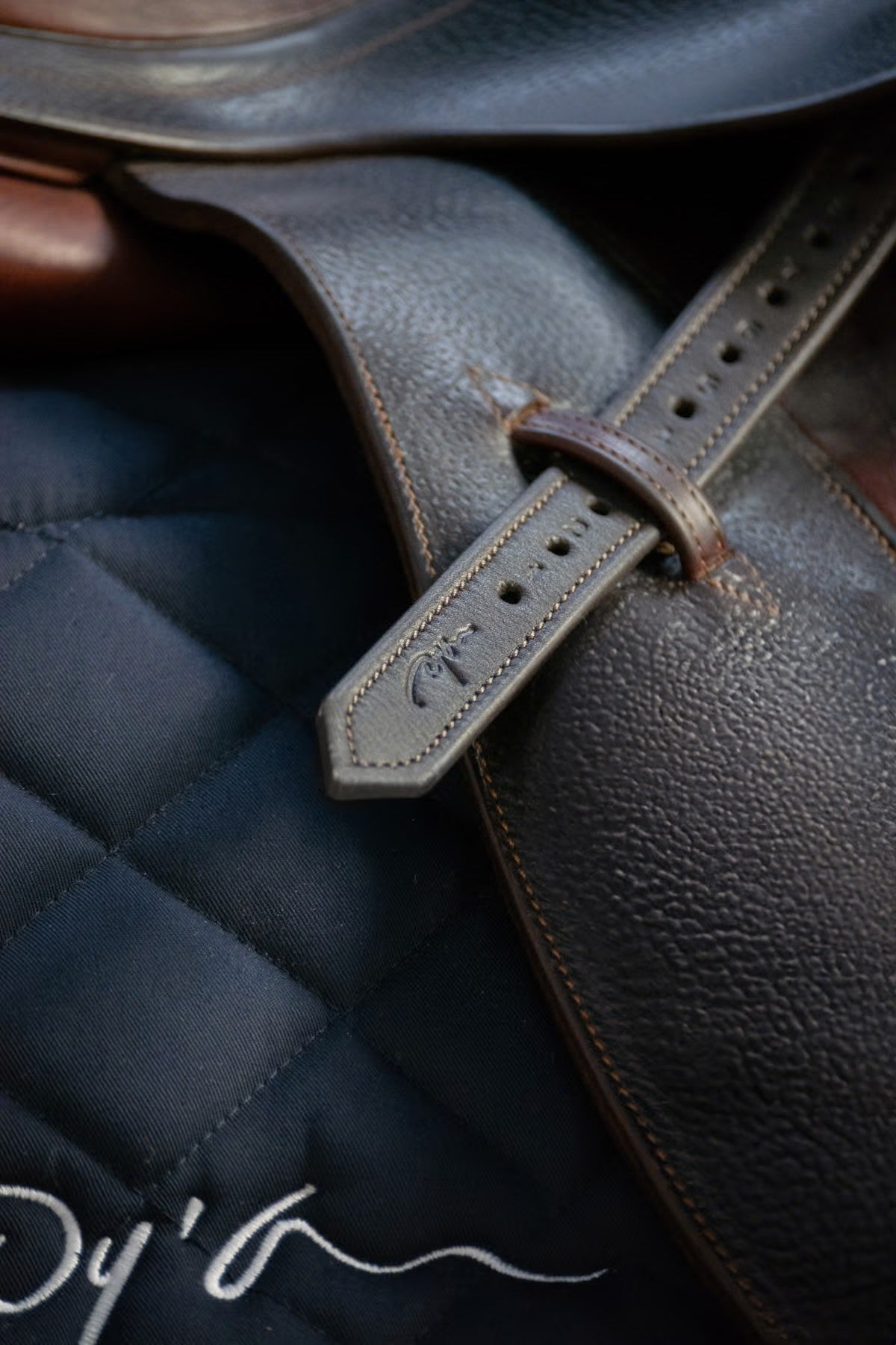 Aciones Premium Soft Leather Stirrup Strap 135 Brown