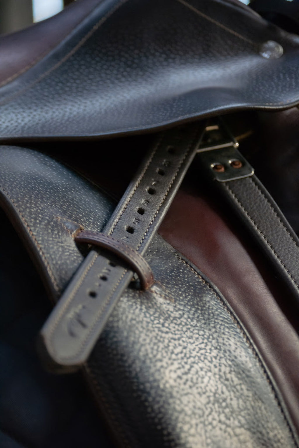Aciones Premium Soft Leather Stirrup Strap 135 Brown