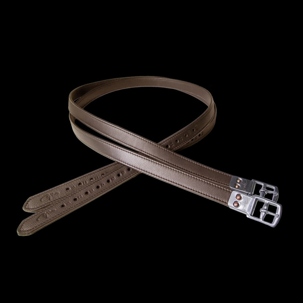 Aciones Premium Soft Leather Stirrup Strap 145 Brown
