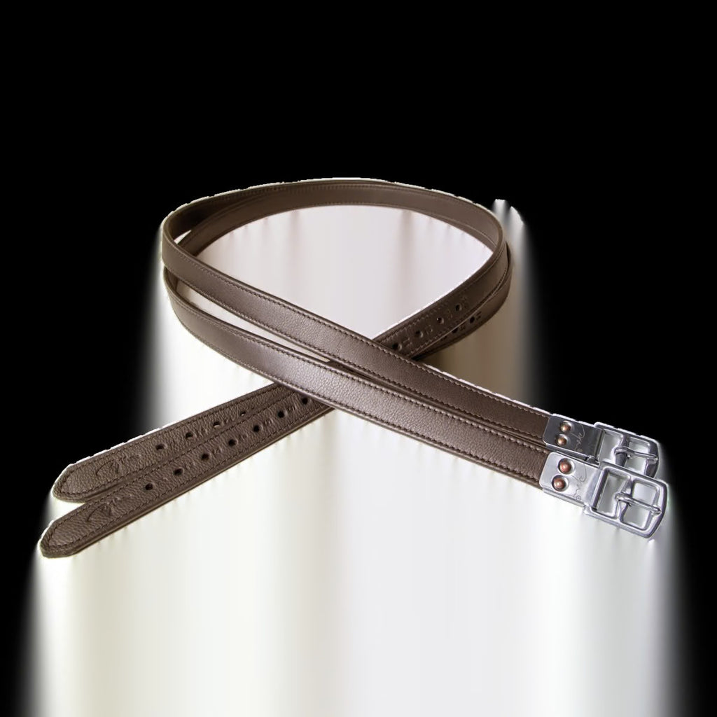 Aciones Premium Soft Leather Stirrup Strap 145 Brown
