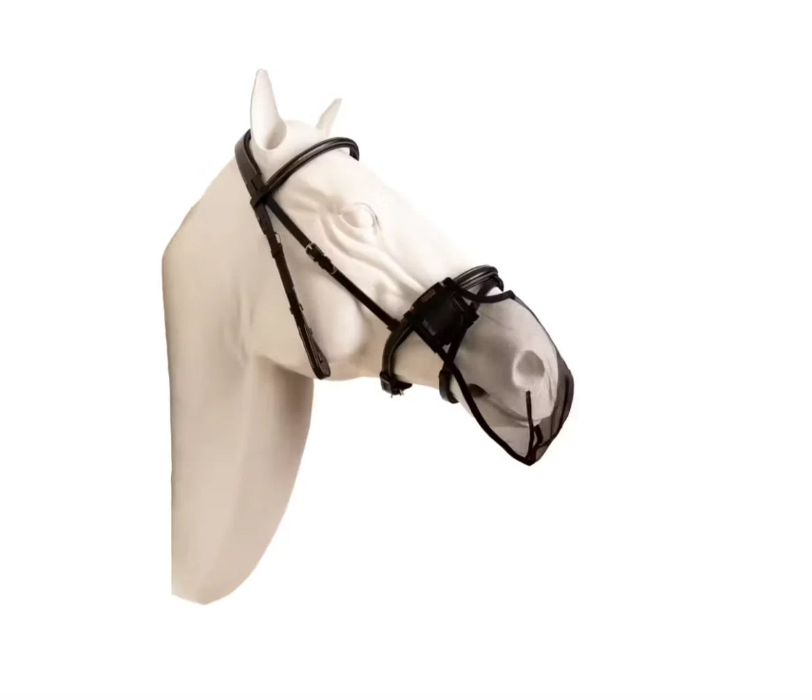 Anti fly nose net black Full