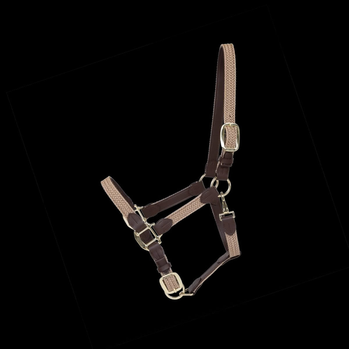 PLAITED NYLON HALTER