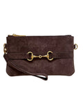 WELLINGTON WRISTLET ESPRESSO SUEDE EDITION
